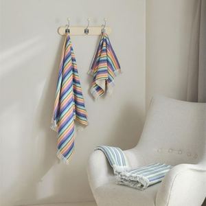 Nouvelle serviette de bain et de visage pour adultes en gaze de coton peigné ultra-douce, fraîche et absorbante, douce pour la peau - Product Image 1