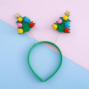 クリスマス用ヘッドバンド装飾装飾装飾木パーティーデコレーション子供用大人用レッドグリーンヘッドバンド - Product Image 5