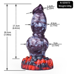 NNSX Dog Knot Silicone <b>Dildo</b> With Suction Cup Fantasy Animal Penis Cock Sexy Toys for Woman and Man Masturbation Anal Plug - Product Image 6