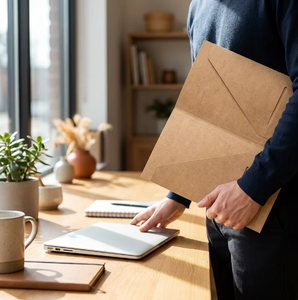 Cartella in Cartone per Documenti Professionali <span class=keywords><strong>con</strong></span> Logo Personalizzato, Formato Letter, Impermeabile, Stampa a Colori Soft Touch, Vendita all'Ingrosso - Product Image 4
