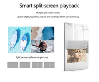 Espejo inteligente de 15,6 pulgadas, espejo doméstico interactivo con pantalla táctil ligera, máquina de espejo publicitario LCD opcional