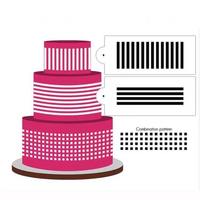 Hot Sale Kunststoff Spray Blumenmuster Vorlage Spitze Mesh Mold Cake Dekorieren Schablonen für Airbrush Dekoration