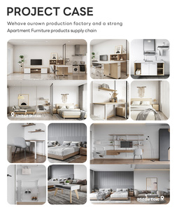 Ensemble de meubles de rangement de chambre à coucher de qualité supérieure pour les projets d'hôtels, d'appartements et de logements locatifs - Product Image 2