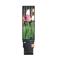 Modul LCM IPS TFT RGB Resolusi 268x800 2,99 Inci dengan Panel Sentuh Kapasitif CST328 I2C Touch IC ST7701S Driver IC