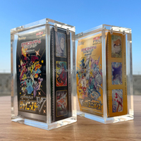 Boîtier de protection magnétique en acrylique pour boîte de boosters TCG Factory Wholesale Acrylic Evolutions ETB, présentoir pour cartes