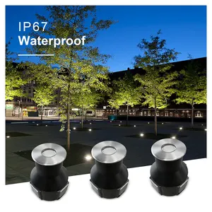 뜨거운 판매 정원 1W 백색 LED Inground Uplight 조경 빛 옥외 IP65 LED 지하 갑판 빛