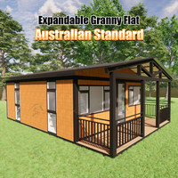 Bon prix, maison conteneur pliable et extensible de 20 pieds et 40 pieds, préfabriquée pour villas, mini-maison mobile, prête à vivre, 2, 3, 4 chambres