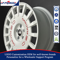 Jantes forgées monobloc CF Custom OZ Racing Rally 18-22 pouces blanc brillant 5x120 neuves pour Chevrolet Corvette Z06 C8