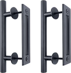 Poignée de porte coulissante de grange en acier inoxydable/aluminium au design moderne pour portes et fenêtres de meubles - Product Image 4
