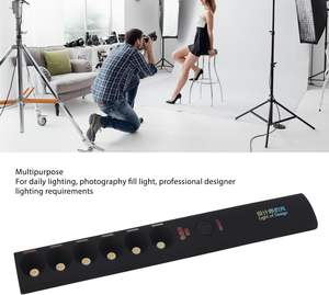 50RA-98RA CRI <span class=keywords><strong>Comparador</strong></span> Negro Recargable Alto CRI Varita de luz y medidor de comparación para fotografía Diseño de iluminación de video - Product Image 5