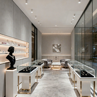 Vitrine à bijoux avec éclairage, présentoir à bijoux, boîte de présentation, vitrines pour bijouterie