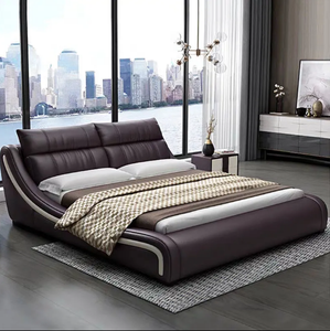 เตียงขนาดคิงไซส์สองชั้น<span class=keywords><strong>2022</strong></span>สไตล์ยุโรปนอร์ดิกดีไซน์ทันสมัยห้องนอนโรงแรมโครงเตียงไม้ - Product Image 2