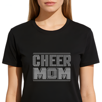 Transferts de strass personnalisés pour T-shirts : Motif « Cheer Mom »