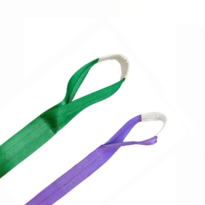 Mét <span class=keywords><strong>Polyester</strong></span> mềm nâng cáp treo mắt tròn 1 tấn 1 mét phẳng mã màu lifing Webbing <span class=keywords><strong>Sling</strong></span> - Product Image 5