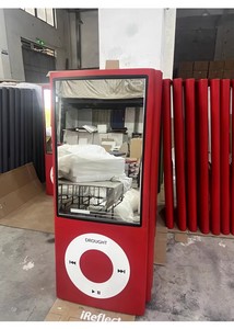 Imirror Specchio da Terra Retrò Stile Mp3 Player, Specchio a Figura Intera Ispirato all'iPod Nano <span class=keywords><strong>con</strong></span> <span class=keywords><strong>Cornice</strong></span> in Legno - Product Image 5