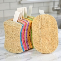 Alat Pembersih Dapur Ramah Lingkungan, Terbuat dari Pulp Kayu & Spons Loofah Alami, Biodegradable, Antibakteri, Multiguna, dan Dapat Dikomposkan