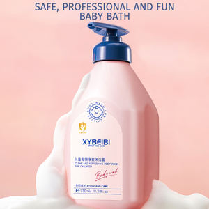 Lozione idratante delicata per la cura del corpo rinfrescante alleggerimento naturale organico 2 In1 Gel doccia sapone per bambini bambini - Product Image 3