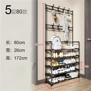 Étagère à chaussures à Double <span class=keywords><strong>colonne</strong></span> avec placard anti-poussière armoire de <span class=keywords><strong>rangement</strong></span> de chaussures pour bottes Chelsea baskets à talons hauts - Product Image 3