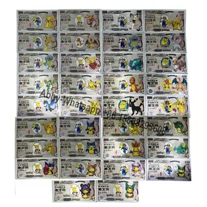 34 diseños poke Mon billete mega charizard Vmax billete de plata Golden eevee charmander tarjeta de juego de batalla para colección