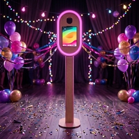 Dslrbooth Selfie IPAD Photo Booth Lumabooth 12.9 Inch ipad air 13 Inch Événements Mariage Miroir Flash Imprimante Support