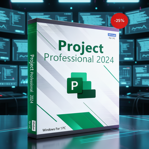 Licencia Digital Global Profesional para Project <span class=keywords><strong>Pro</strong></span> 2024 de Uso Vitalicio, Activación en Línea, Vinculación a Cuenta de Correo Electrónico, Uso Comercial/Doméstico - Product Image 1