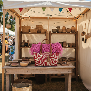 Sac fourre-tout quotidien en raphia naturel, simplicité urbaine, fermeture à bouton, doublure en penja, finitions en cuir - Product Image 1
