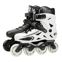 Patins à roulettes de slalom professionnels RS, 4 roues en ligne, chaussures de patinage personnalisées, chaussures de patinage freestyle pour patineurs adultes