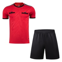 Tenues d'arbitre professionnelles, maillot d'arbitre de football respirant, ensemble de maillot d'arbitre de football à vendre
