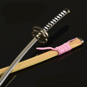 Mini Katana di Alta Qualità da 26cm di Ghosts <span class=keywords><strong>of</strong></span> <span class=keywords><strong>Tsushima</strong></span>, 'The Unbreakable Hope', Giocattolo per Bambini con Fodero, Portachiavi in Metallo - Product Image 4