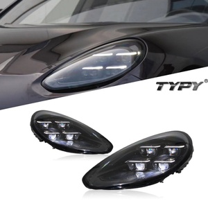 ชุดไฟหน้าแต่งรถยนต์สำหรับ Porsche Panamera 970.1 970.2 ปี 2010-2016 อัพเกรดเป็นไฟหน้าแบบไดนามิกของ Panamera 2024 รุ่นใหม่ - Product Image 1