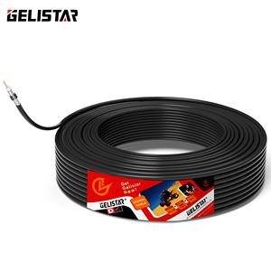 GELISTAR clear Rg6 Cables coaxiales para cámara Cctv <span class=keywords><strong>Cable</strong></span> coaxial Tv <span class=keywords><strong>Cable</strong></span> Antena <span class=keywords><strong>de</strong></span> satélite 100 yardas - Product Image 1