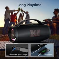 Altavoz Zealot S98 Original 2025, 160W, Bajos Potentes, Ideal para el Hogar, Fiestas al Aire Libre o Viajes