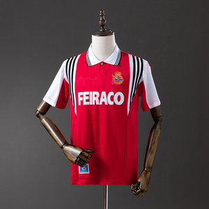 Personalización de alta calidad, camiseta retro estilo clásico Deportivo <span class=keywords><strong>La</strong></span> <span class=keywords><strong>Ciudad</strong></span> 95/96/97 <span class=keywords><strong>La</strong></span> Coruña - Product Image 4
