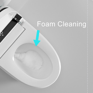 Inodoro Inteligente con Bidé Automático, Asiento con Calefacción, Control Remoto, Autolimpieza, Drenaje en Forma de S, Doble Descarga para Baños Modernos - Product Image 3