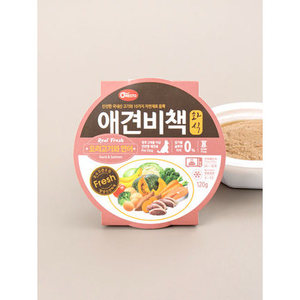 Piccoli 120g di cibo umido per animali domestici carne di anatra e salmone senza cereali per cani e pesci - Product Image 1