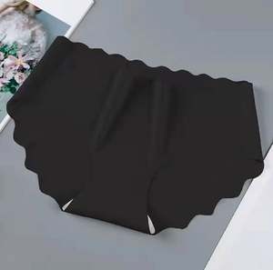 Braguitas de Cintura Media sin Costuras de Seda de Hielo I-0504 para Mujer, Braguitas Onduladas y Sexys para Mujer - Product Image 4