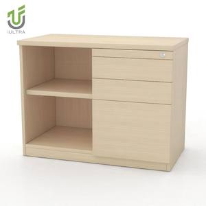 Iאולטרה תחת ארון קבצים שולחן והחזרת אחסון, מתגלגל ארון רגל עבור שולחן בצורת l, שחור - Product Image 2