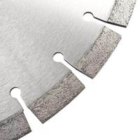 Lame de scie industrielle diamantée soudée haute fréquence de 12 pouces avec revêtement Ti pour la découpe de pavés, disque robuste pour utilisation humide/sèche