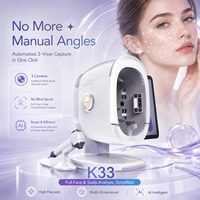 Analyseur de peau professionnel de bureau K33 AI intelligent, imagerie faciale 3D, testeur de visage et de cuir chevelu ABS, salon de beauté