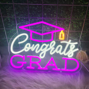 <span class=keywords><strong>ป้าย</strong></span>ไฟนีออนติดผนังตกแต่งห้องรับปริญญาไฟ LED นีออนใช้เสียบกับผู้สำเร็จการศึกษาป้ายตกแต่งสำหรับงานรับปริญญา - Product Image 2