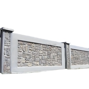 تصميم جداري عتيق ، طراز فني ، لوح سياج خرساني ، مخصص - Product Image 1