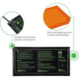 Tapis <span class=keywords><strong>chauffant</strong></span> en plastique <span class=keywords><strong>pour</strong></span> <span class=keywords><strong>semis</strong></span> de plantes d'intérieur Tapis d'accélérateur de croissance hydroponique chaud <span class=keywords><strong>pour</strong></span> <span class=keywords><strong>plateau</strong></span> de culture de <span class=keywords><strong>semis</strong></span> - Product Image 5