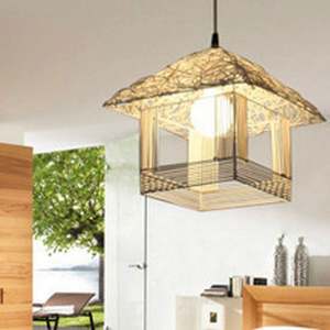 Candelabro cálido para casa pequeña de ratán, candelabro para pasillo, cafetería, casa de té, candelabro de jardín con personalidad - Product Image 2