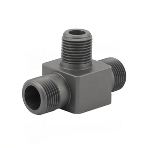 ข้อต่อท่อทีแรงดันสูงแบบฟอร์จจากสแตนเลส COVNA เกลียว NPT BSP สำหรับงานน้ำ แก๊ส และน้ำมัน - Product Image 2