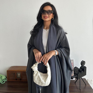 Abaya Estiva Casual Tradizionale Musulmana <span class=keywords><strong>con</strong></span> <span class=keywords><strong>Maniche</strong></span> <span class=keywords><strong>a</strong></span> <span class=keywords><strong>Pipistrello</strong></span>, <span class=keywords><strong>Abito</strong></span> Modesto Dubai, Fornitore di Abiti Casual Musulmani per Donne - Product Image 5