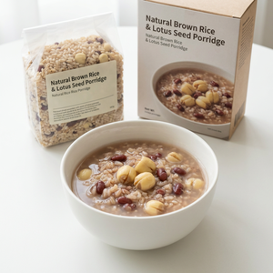 Aperitivo de Arroz Integral Instantáneo y Semillas de Loto de Marca Blanca Premium, Nutritivo, Bajo IG, Reemplazo de Comida de Granos Mixtos - Product Image 3