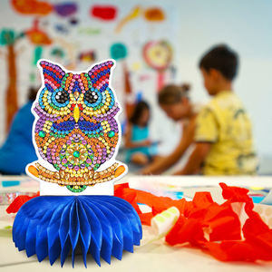 Personnalisé DIY Papillon Hibou Oiseau Diamant Nid d'Abeille Signe Coloré <span class=keywords><strong>Motif</strong></span> Diamant Peintures Pour Enfants Adultes - Product Image 2