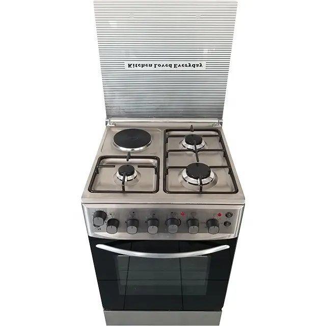 Cucina grande 4 fuochi 1 forno elettrico a 3 gas fornello a gas autoportante