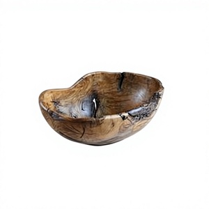 Bol de service vintage en bois d'acacia écologique poli, imprimé sur mesure - Ustensile de cuisine unique, nouveau design BS - Product Image 5