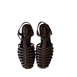 Beinxinjia Women Gladiator Flat Sandals <b>Open</b> Toe Strappy <b>Back</b> Strap Breathable Summer Fashion Trend <b>Shoes</b> - Product Image 2